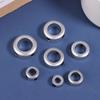 5 Pièces Anneau Fixe d'Axe Optique Type Ouvert Roulement à Anneau Fixe Manchon de Blocage Limite Aluminium Arbre de Positionnement Automatique à Anneau Fente