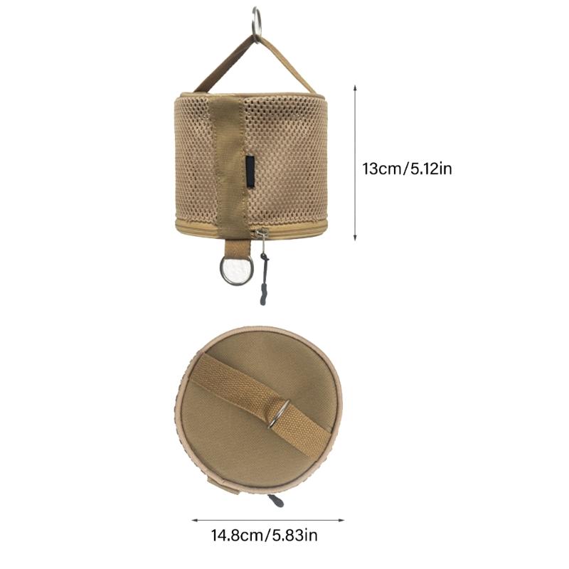 Tissue Dispenser  Outdoor Camping Tissue Case Portable Roll Paper Storage Bag For Camping Hiking Picnics And Home Use