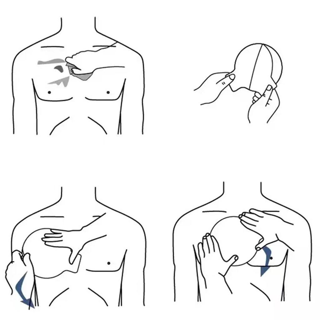 Emergency Trauma Sticker Square Medical Chest Seal Vented Dressing Bandage Chest Seal Outdoor Emergency Medically Tool