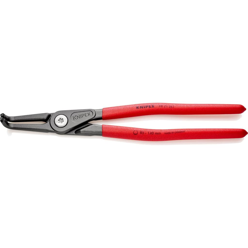 KNIPEX Precision Snap Ring Pliers for Curved 4821-J41 Holes, (SB)