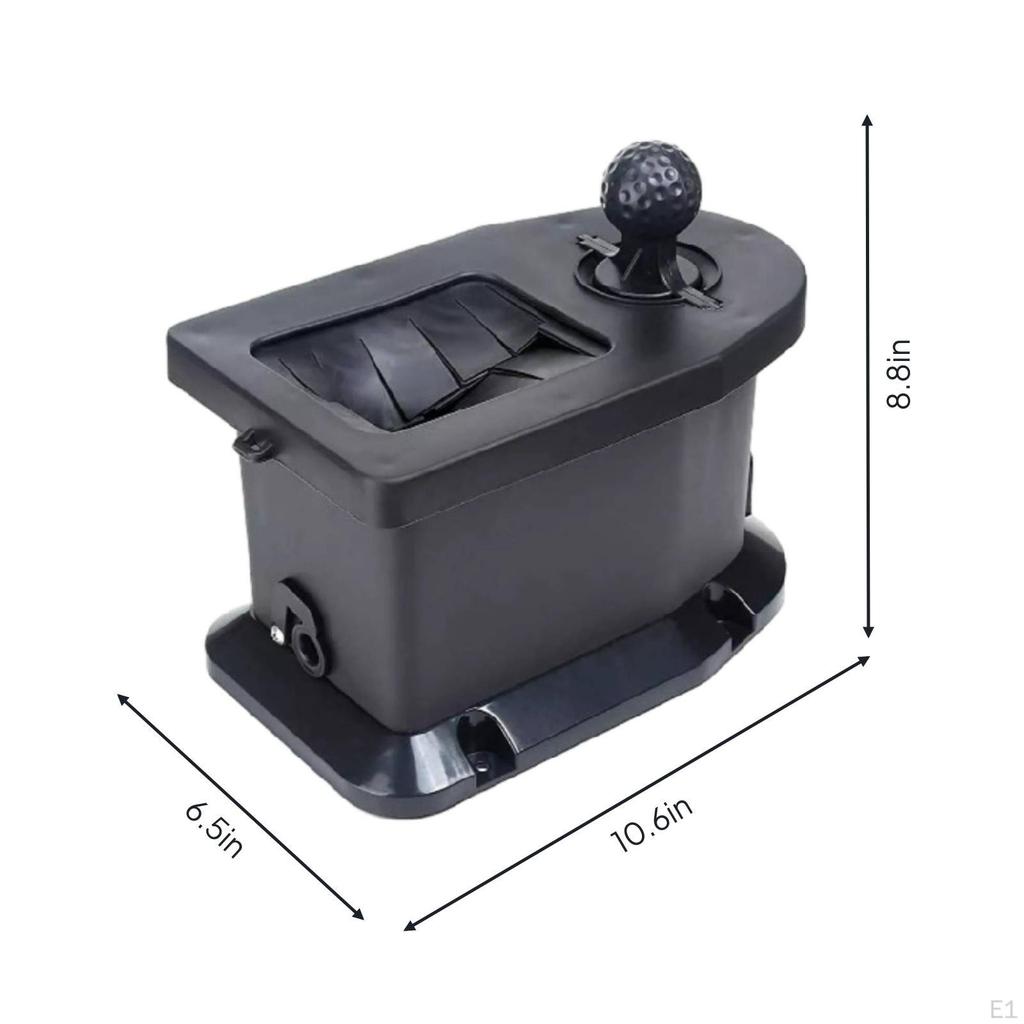 Golf Vehicle Club Cleaner Compact Cart Mounted Washer Dark & Athletic Accessory