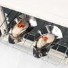 1/2 Pezzi Multifunzione Acciaio Inossidabile Piatti Ostriche Grigliabili Ostriche al Forno Capesante Frutti di Mare Ostriche Padella per Grigliare Riutilizzabile