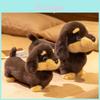 Brinquedo de Cachorro Dachshund de Pelúcia Com Enchimento de Algodão PP Para Presente de Crianças e Para Abraçar
