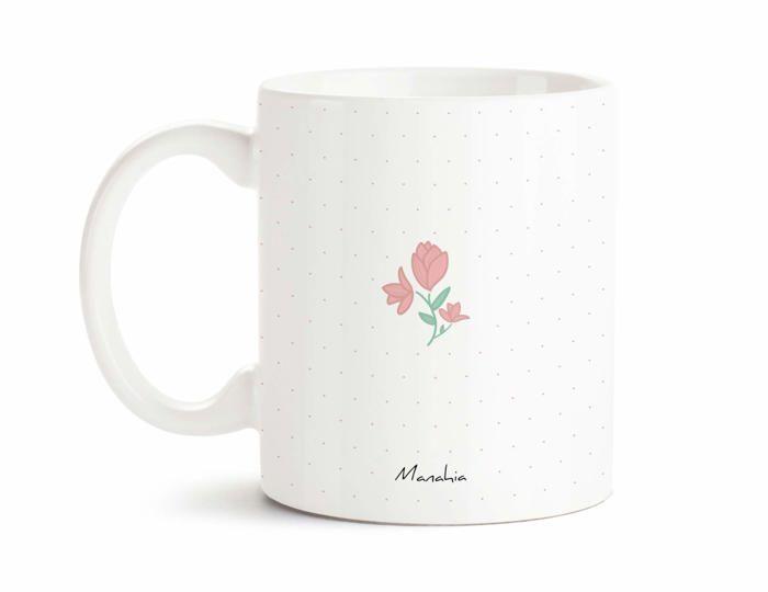Mug - manahia - mazagran - céramique - 32 cl - résistant au micro-ondes