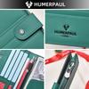 Humerpaul Ladies Leather Wallet Large-capacity Wallet Multi-function Coin Purse First Layer Cowhide Wallet Passport Holder Travel Card Holder