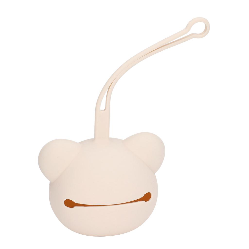 Silicone Pacifier Case Holder Travel Storage Pouch Accessories for Newborn Baby Boys Girls Bear Shape