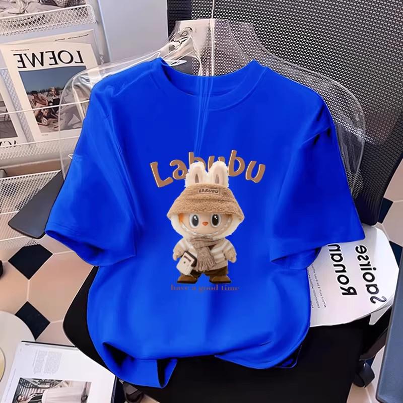 Women's Summer 2026 Cartoon White Short-Sleeve T-Shirt, Loose Niche Design