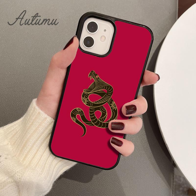 Custodia per telefono SENZA CUCITURE ZODIACO CINESE per iPhone 11 12 13 14 Pro Max mini XR XS SE 2020 7 8 Plus Samsung Galaxy S21 S22 shell