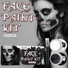 EELHOE Halloween pittura corporea bianca e nera pittura corporea trucco viso vampiro zombie teschio vernice