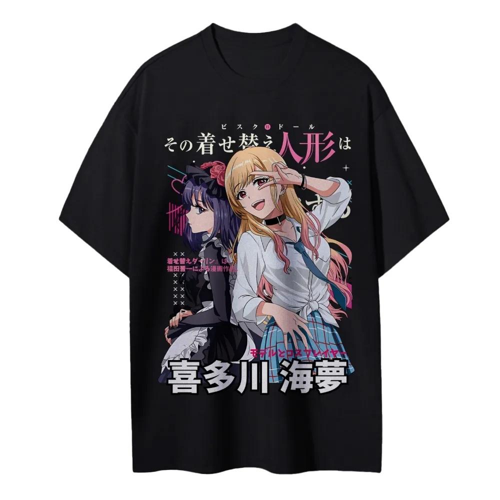 2026 My Dress-up Darling T-shirt Grafica Anime Uomo e Donna Estate Cotone Abbigliamento Y2K Moda Manica Corta Top Streetwear