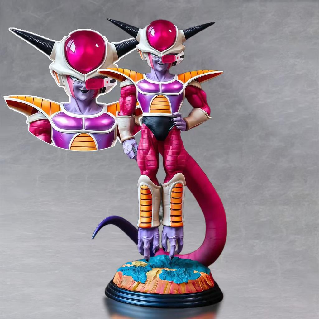 Dragon Ball Z Anime Figure Standing Frieza Model Action Statue Scene Collection Desktop Decoration Toys Doll Children Gifts