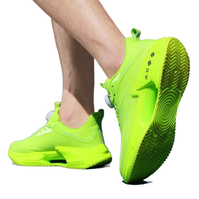 Big Jueying 3 children's running shoes new knob shock absorption spring sports shoes men's racing carbon board running shoes women 2025