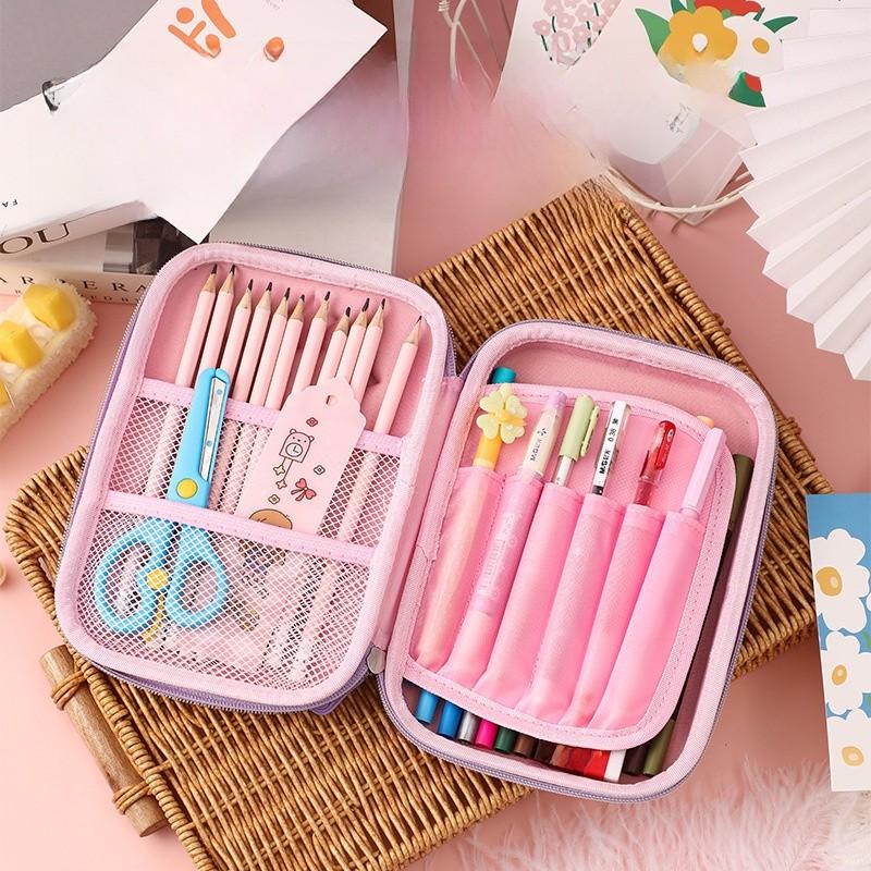 Childrens Eva Pencil Organizer With Cute Unicorn 3d Pattern For School And Gift