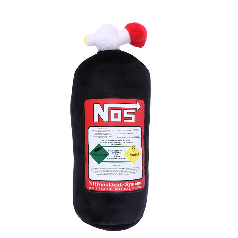 Pernă pentru Gât Scaun Auto Creativă Sticlă cu Oxid Nitros Pluș Moale Tetiere Auto Decorațiune Auto Suport Gât Pernă Scaun