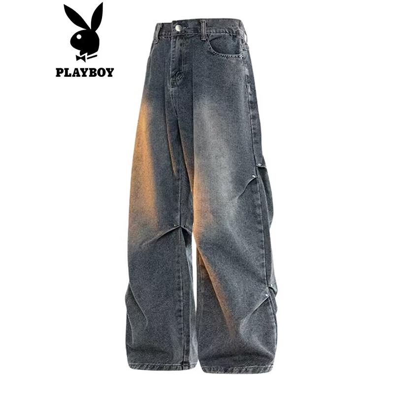 Playboy Men's Straight Loose Fit Jeans