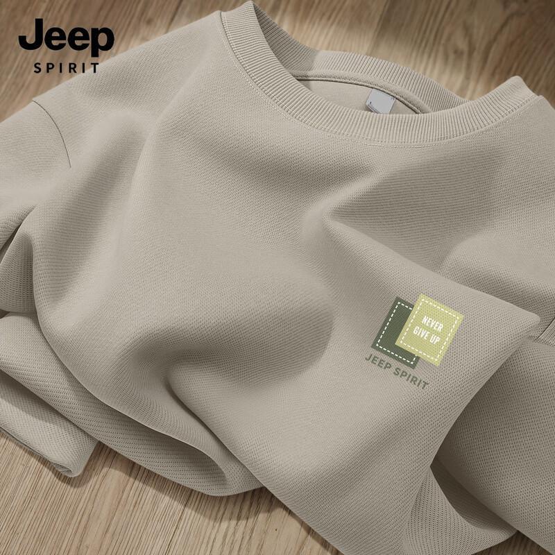 

JEEP SPIRIT Men s 2025 Loose Fit Pullover Sweatshirt 2XL