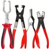 Professional Hose Clamp Pliers- Fuel Line Disconnection And Removal Tool For Auto Repair Car Oil Pipe Separation Pliers