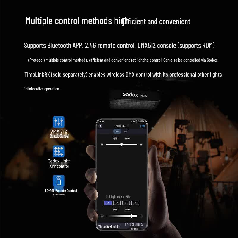 Godox F200BI Flexible Bi-color LED Roll-up Light