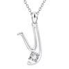 Fashionable Diamond Necklace In European and American 26 English Letters