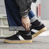 2026 Autumn New Niche Retro Design Men's Low Top Casual Shoes Fashi Trend Versatile Comfortable N Slip Lace Up Flat Sneakers