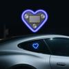 New car solar triangle window heart-shaped light emitting heart-shaped atmosphere light interior wiring free LED atmosphere ligh