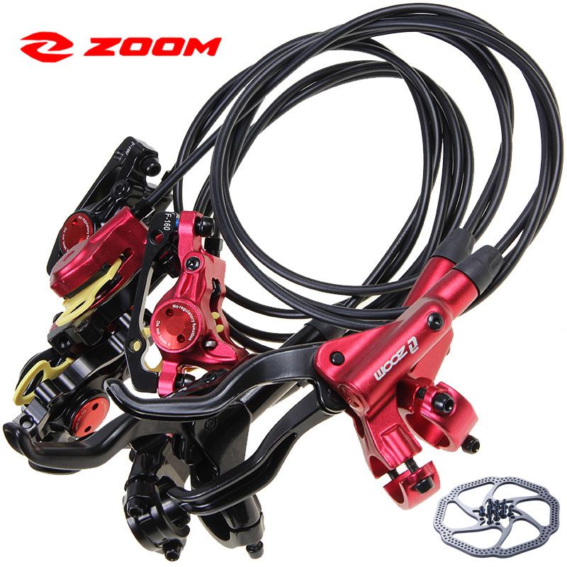 

ZOOM HB-875 MTB Oil Rotor Caliper Mountain Bike 160 Disc Brake Black Red Hydraulic Brakes for Bikes CNC Bicycle Parts Cycling