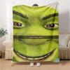 1pc Shrek4 Blanket, Gift, for Men and Women, Soft Blanket, Good for Sofa Bed Couch Travel, Lightweight Flannel Blanket