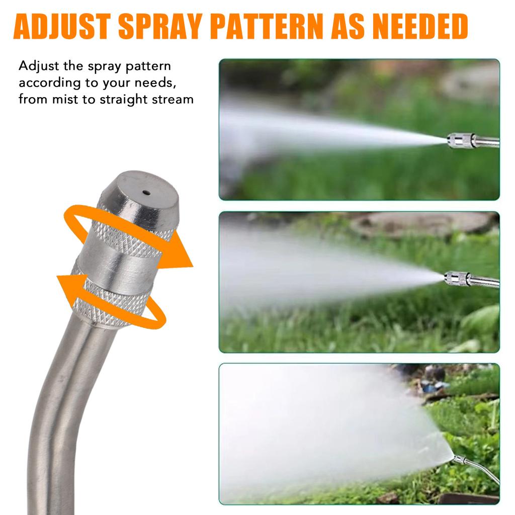 Baghetă pulverizator Baghetă pulverizator Oțel inoxidabil Reglabilă cu duză de cupru Tije pulverizatoare pentru udat plante Curățat mașină