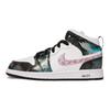 Air Jordan 1 Mid SE PS Take Flight Barnesko Hvite Bright-Crimson Blue-Hero BQ6932-114