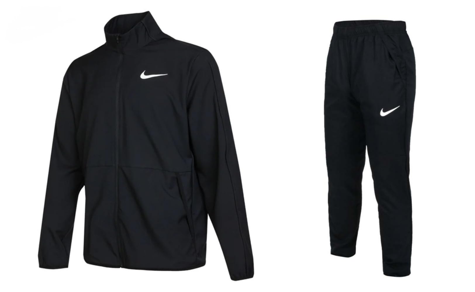 

Nike Woven Jacket and Pants Size for and the Gym Men s Dri-Fit Set, L, Black, DM6620/DM6627, Training, Fitness, чорний