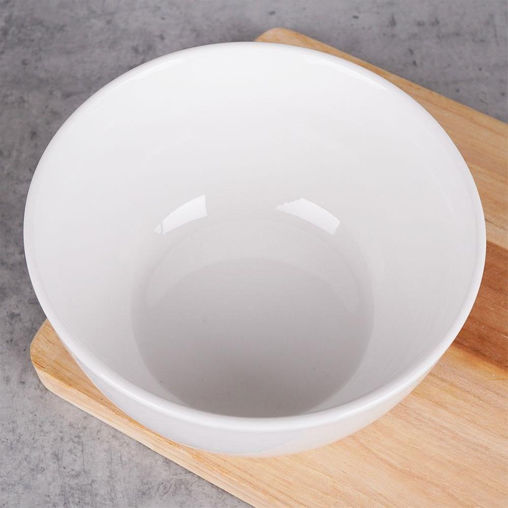 White Porcelain Bowl for Soup, Salads, Dishes, Fruits, Salads 950ml