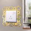 Acrylic Switch Mirror Wall Sticker for Living Room & Bedroom Decor