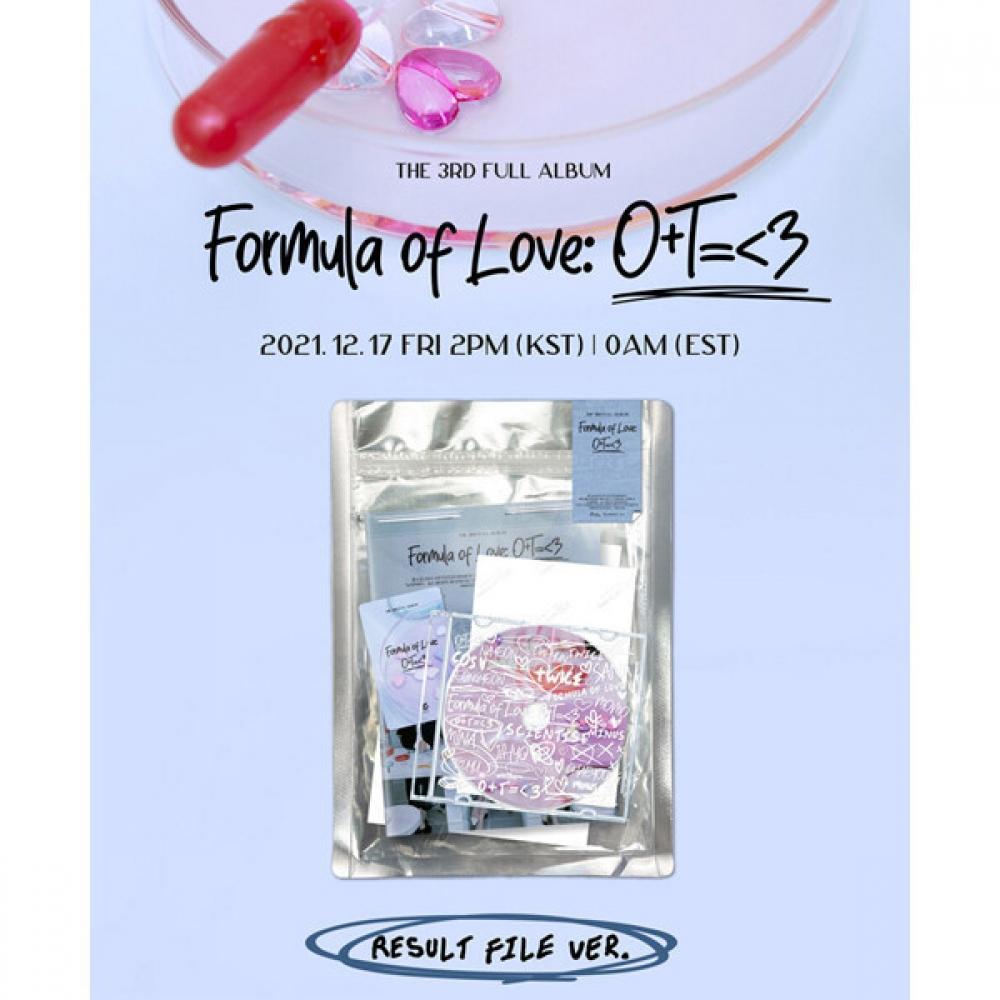 

Версия файла результатов. TWICE 3-й полный альбом Formula of Love O+T 3