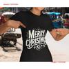 Merry Christmas T Shirt Cozy Cotton Festive Holiday Cheer Apparel Unique Spirit Vintage Washed Versatile Breathable Unisex