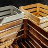 Creative Deco Lot de 3 Caisse en Bois Blanc | 50 x 40 x 30 cm | Caisse Rangement Bois | Caisse en Bois Vintage | Cagette en Bois