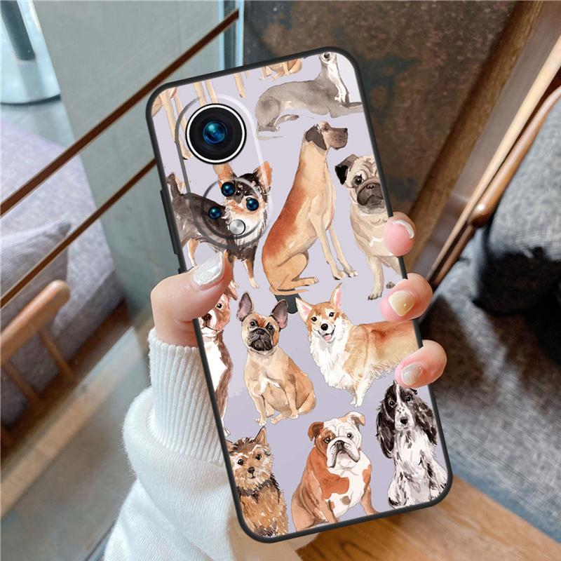 

Чехол-обложка с узором из французских бульдогов и биглей Для Honor Magic 8 Pro 7 6 5 Lite Для Honor 200 400 50 70 90 X8a X8b X9a X9b X9c Honor Magic6 Lite