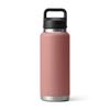 YETI Rambler 36oz Vacuum Insulated Stainless Steel Bottle with Chug Cap, Sandstone Pink