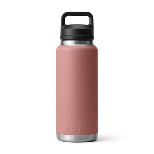 YETI Rambler 36oz Vacuum Insulated Stainless Steel Bottle with Chug Cap, Sandstone Pink