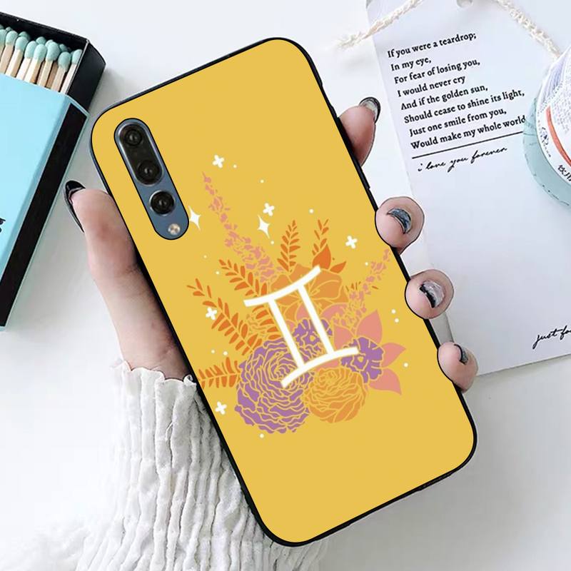 Constellation Gemini Phone Case for Huawei Honor 10 I 8X C 5A 20 9 10 30 Lite Pro Voew 10 20 V30