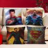 Classic S-Superman Movie Decorative Room Aesthetics Pillow Case Home Decor Bedroom Sofa Bed Couch Pillow Cover 45x45