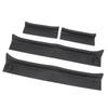 4 Pcs Car Door Sill Guard Front Rear Protective Anti Slip Textured Surface Door Edge Step Cover for