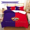 CSKA Moscow Pattern Bedding Set Quilt Cover Pillowcase Home Decor Gift (1 * duvet cover + 2 * pillowcase, without core)
