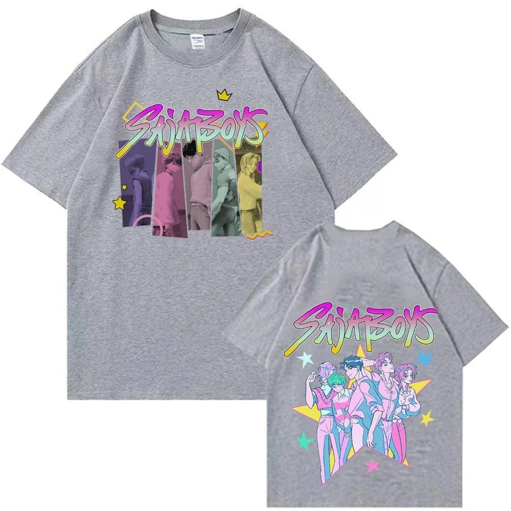 Kpop Demon Hunters Fanmerch Mira Rumi Zoey Huntrix Shirt Summer Graphic Shirts Fan Gift Women Casual Cotton Oversized Tees