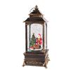 Christmas Decorative Lantern Candle Holder With Crystal Ball Snow Globe Music Box Gift Home Tree Decoration
