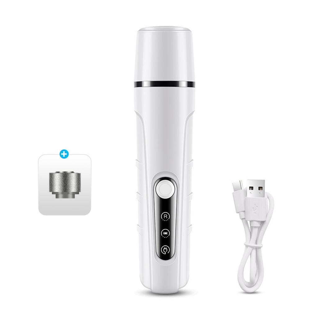Pet Nail Grinder With LED Light Professional Rechargeable Pet Paws Grooming Tool For Small Medium Large Pet Nail Clippers
