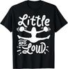 Cheerleading Little And Loud Cheerleader Gift Team Squad Gift Unisex T-Shirt