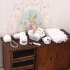 1/12 Dollhouse Mini Simulation Kt Cat Toiletries Cosmetics Kit Dollhouse Bathroom Decor Micro Scene Construction Props Kid Toy