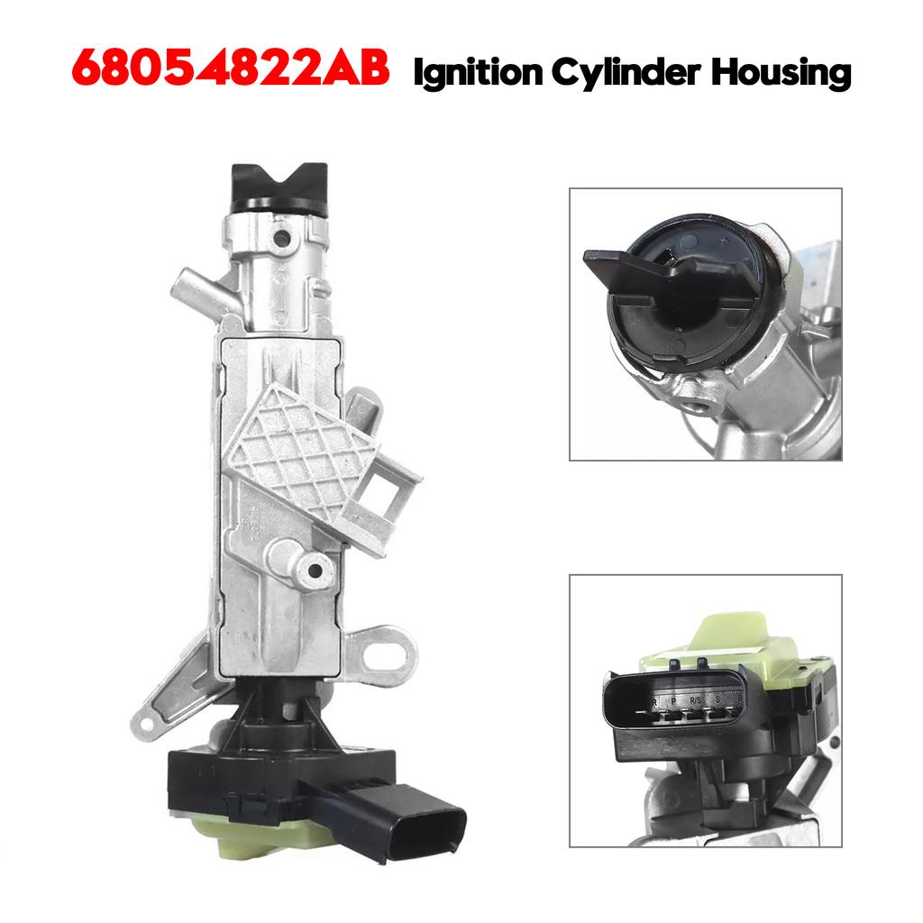 Ignition Cylinder Housing for Jeep Chrysler 2008-2017, Dodge Avenger 2.4L 3.6L 2011-2014