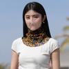 Ghette per il collo in rete di nylon: Maschera Facciale e Scaldacollo Leggeri e Versatili con Elastici per le Orecchie