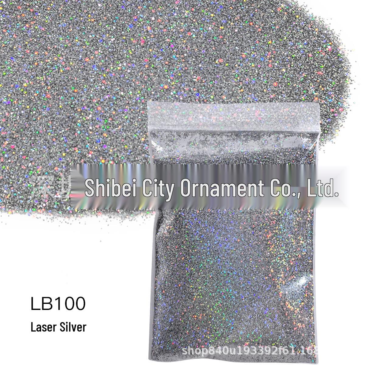 Iridescent Ultra-Fine 0.2mm Glitter Powder for Nail Art DIY Slime 5g